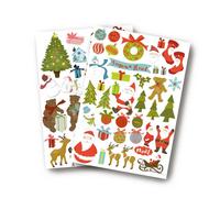 Gommettes tendresse noël (60 pièces) sapin père noël Marque C TOP MULTICOLORE