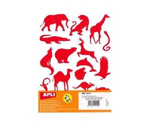 Gommettes permanentes - Animaux sauvages x 204