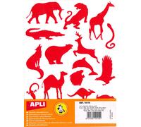 Gommettes Permanentes - Animaux Sauvages X 204 - Apli Agipa
