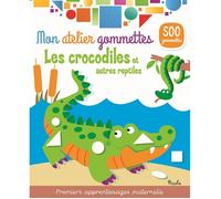 Laura Aceti – Les crocodiles et autres reptiles – Mon atelier gommettes – Livre-jeu 500 gommettes