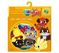 Gommettes pour les petites mains : Chats, chiens, petits lapins- Dès 18 mois