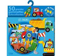 Gommettes pour les petites mains : Les engins - Dès 18 mois