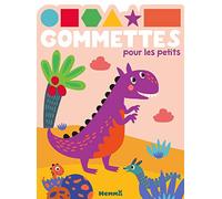 Gommettes pour les petits - Dinos - Livre de gommettes - Dès 3 ans
