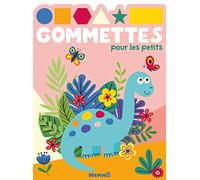 Gommettes pour les petits - Dinosaure bleu - Livre de gommettes - dès 4 ans