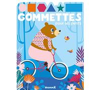 Gommettes pour les petits - Ours à vélo - Livre de gommettes - Dès 3 ans