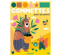Gommettes pour les petits - Ours et écureuil - Livre de gommettes - Dès 3 ans