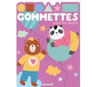 Gommettes pour les petits - (Ourson et panda) - Livre de gommettes - 3 ans