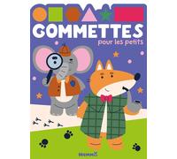 Gommettes pour les petits (Renard et éléphant détectives) - Collectif - Hemma - broché - Document jeunesse