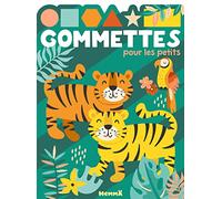 Gommettes pour les petits - Tigres - Livre de gommettes - Dès 3 ans