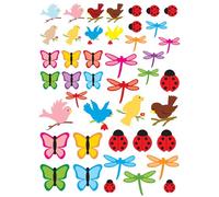 Gommettes printemps de 1,5 à 3,7 cm 86 pièces
