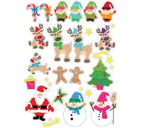 Gommettes rennes et compagnie 1,7 à 7,5 cm 30 pièces