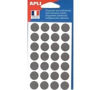 Apli 102221 - Pochette de 168 pastilles grises Ø 15 mm