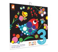 Gommettes Rondes - My Arts & Crafts - Dès 3 Ans - 4 Tableaux - Kit Loisir Créatif Enfant