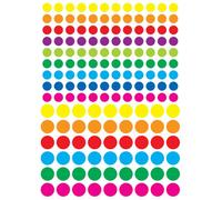 Gommettes rondes de 1 à 1,5 cm x 324 pièces