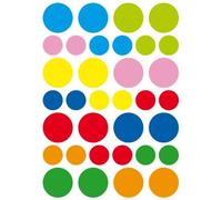 Gommettes Rondes De 3 À 4,5 Cm X 102 Pièces - Megacrea Diy