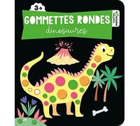 Solenne et Thomas – Gommettes rondes Dinosaures – Document jeunesse – Broché