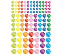 Gommettes Rondes Métallisées De 1 À 2 Cm X 348 Pièces - Megacrea Diy