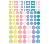 Gommettes Rondes Pastel De 1 À 2 Cm X 348 Pièces - Megacrea Diy
