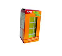 Gommettes Rouleau - Carré 15 X 15 Mm - Jaune X 2 832 - Apli Agipa
