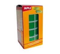 Gommettes Rouleau - Carré 15 X 15 Mm - Vert X 2 832 - Apli Agipa