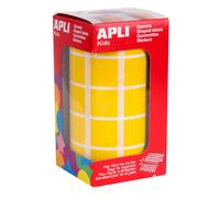 Gommettes Rouleau Carré 20 X 20 Mm Jaune X 1 770 - Apli Agipa