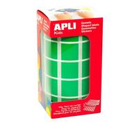 Gommettes Rouleau Carré 20 X 20 Mm Vert X 1 770 - Apli Agipa