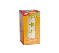 Gommettes rouleau - Etoile 20 mm - Jaune métal. x 1416