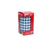 Gommettes rouleau rond Ø 10,5 mm bleu x 5 192 - apli agipa