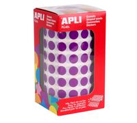 Gommettes Rouleau Rond Ø 10,5 Mm Lilas X 5 192 - Apli Agipa