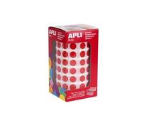Gommettes rouleau rond Ø 10,5 mm rouge x 5 192 - apli agipa
