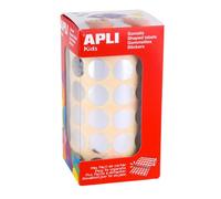 Gommettes Rouleau Rond Ø 15 Mm Argent Métallisé X 2 832 - Apli Agipa