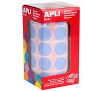 Gommettes Rouleau Rond Ø 20 Mm Bleu Ciel X 1 770 - Apli Agipa