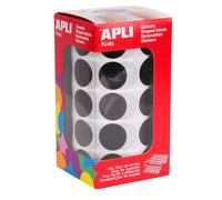 Gommettes Rouleau Rond Ø 20 Mm Noir X 1 770 - Apli Agipa