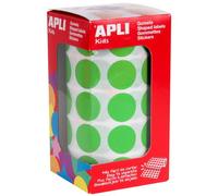 Gommettes Rouleau Rond Ø 20 Mm Vert Clair X 1 770 - Apli Agipa