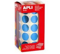 Gommettes rouleau - Rond Ø 20mm - Bleu métallisé x 1 770 Bleu G