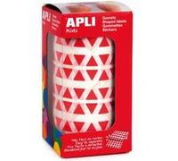 Gommettes rouleau - Triangle 10,5 mm - Rouge x 6 136 Rouge G