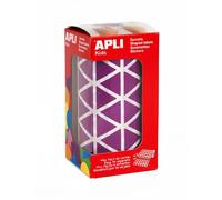 Gommettes Rouleau Triangle 20 Mm Lilas X 2 832 - Apli Agipa