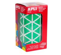 Gommettes Rouleau Triangle 20 Mm Vert X 2 832 - Apli Agipa
