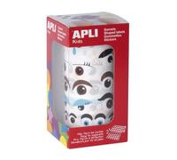 Gommettes Rouleau Yeux Couleurs Et Tailles Assorties X 900 - Apli Agipa