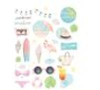 Gommettes - Stickers - Eté - Hello Summer - 54 pièces - CTOP MULTICOLORE G