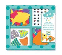Gommettes stickers J'aime les poissons