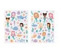 Generique Gommettes Sirènes – 178 pièces – 0,4–7 cm – dauphins, poissons – Multicolore