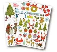 Gommettes tendresse noël (60 pièces) sapin père noël Marque C TOP MULTICOLORE G