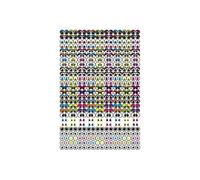 Gommettes yeux adhésives assorties, repositionnables - Pochette de 594