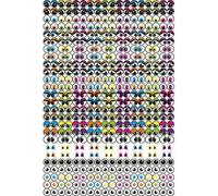 Gommettes yeux adhésives - GRAINE CRÉATIVE - 594 pièces - Repositionnables - Mixte