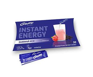 GoMo ENERGY® Boisson énergétique sans sucre | Forte stimulation du corps et du cerveau | Plus de force, endurance et concentration | Hypocalorique et végane | GUARANA KICK 30 portions