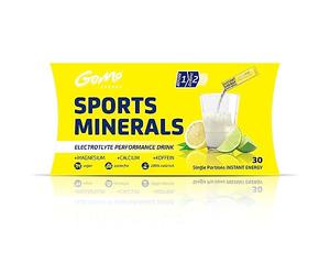 GoMo ENERGY® Boisson sportive isotonique sans sucre| S’entraîner fort Penser rapidement Se rétablir vite | Performance améliorée| Boisson végane pauvre en glucides | SPORTS MINERALS 30 portions