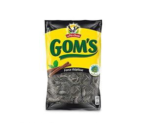 Gom'S Réglisse 265g : la douceur de la réglisse dans chaque bouchée - Bonbons à base de réglisse naturelle pour une expérience gustative authentique - Le Lot De 4