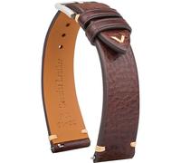 Gomvadr Bracelet de montre à détachement rapide en cuir, Bracelets de montre en cuir ciré, Bracelets de montre en cuir de veau italien, Bracelet de rechange pour homme ou femme 16 18 19 20 21 22 mm