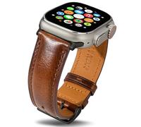 Gomvadr Bracelets en cuir compatibles avec Apple Watch 38 mm, 40 mm, 41 mm, 42 mm, 44 mm, 45 mm, 49 mm, pour hommes Ultra Series 9 8 7 6 5 4 3 2 1, 38mm 40mm 41mm, Cuir, No Gemstone